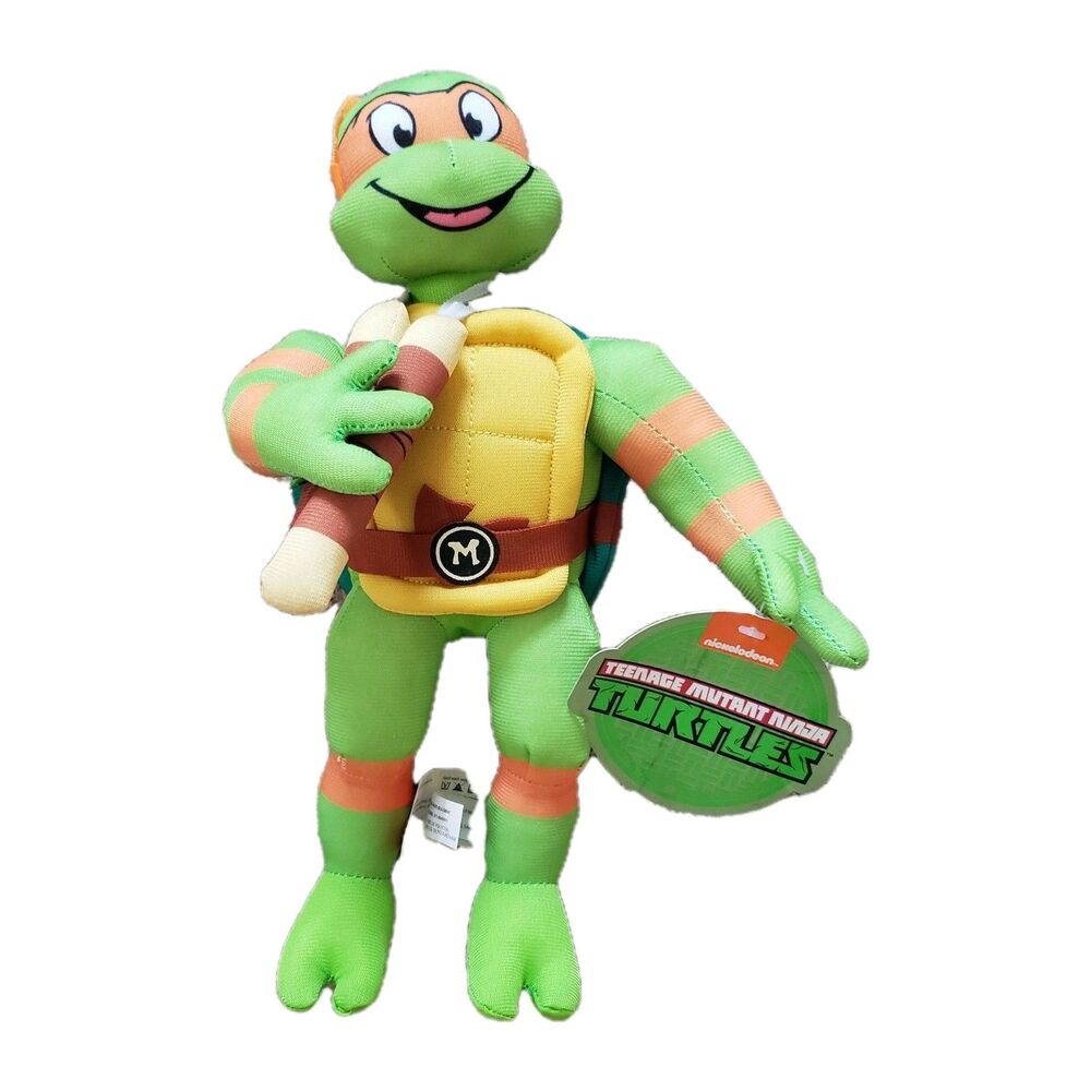 NWT 2019 Teenager Mutant Ninja Turtles Michaelangelo 12" Nickelodeon Plush